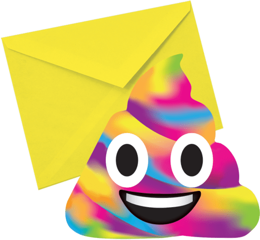 Clip Art Free Stock Emoticon Notecards Iscream Picture - Pile Of Poo Emoji (550x550)
