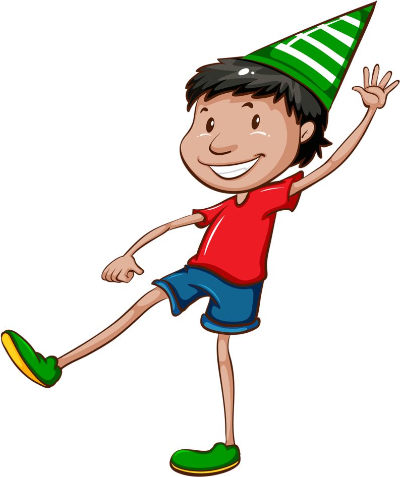 Birthday Party Image For Sketch , Png Download - Рисунок Маленького Мальчика (793x946)