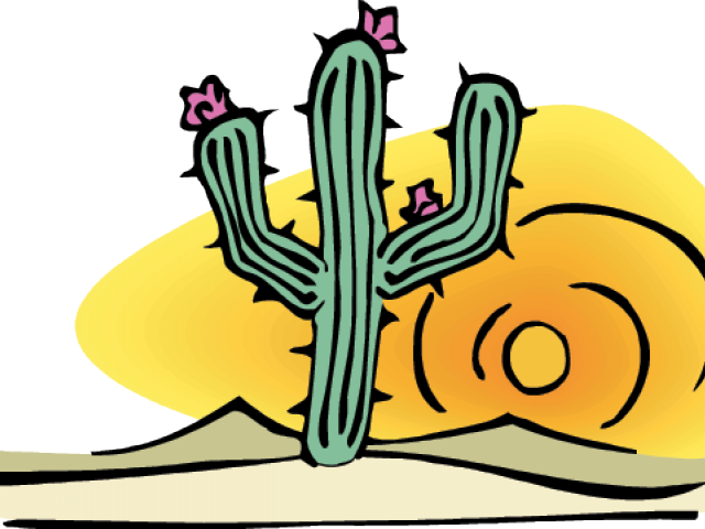 Desert Clipart Cactus Desert - Desert Biome Clipart (640x480)
