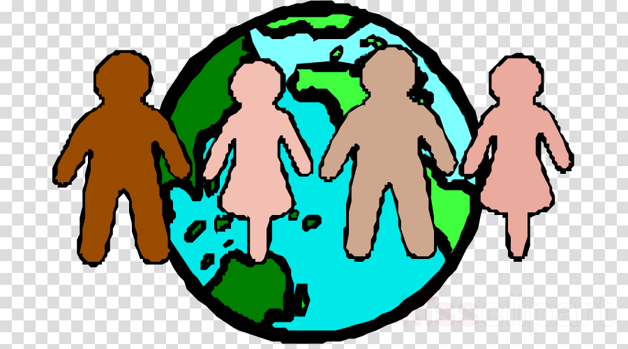 Png Population Cartoon Clipart Population Ecology Clip - Transparent Spotify Logo Black (900x500)
