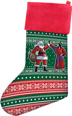 Error Message - Funny Christmas Stockings (400x400)