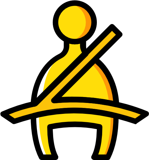 Seat Belt Free Icon - Seat Belt (512x512)