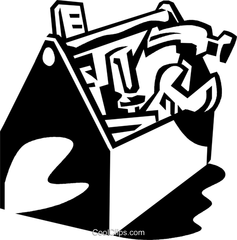 Toolboxes Royalty Free Vector Clip Art Illustration - Toolboxes Royalty Free Vector Clip Art Illustration (474x480)