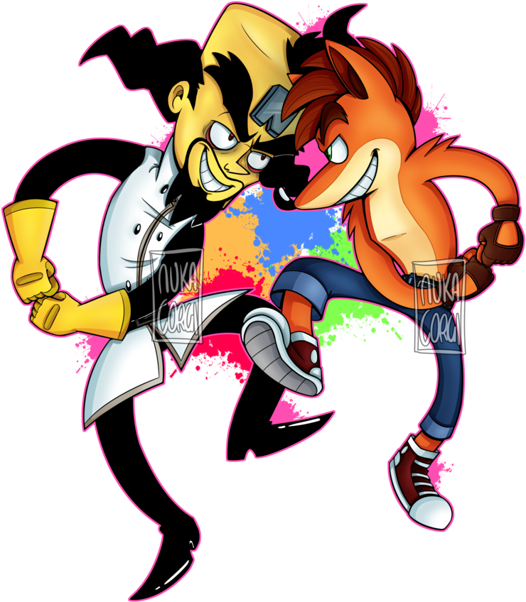 Yikes This Took So Long I Love Crash Bandicoot So I - Mortal Kombat 9 Cover (800x996)