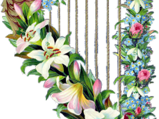 Vintage Flower Clipart Ephemera - Tulip (640x480)