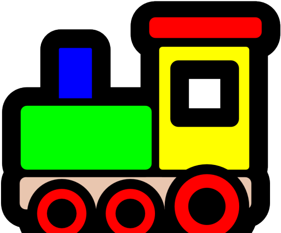 Engine Clipart Choo Choo Train - Toy Train Clip Art (640x480)