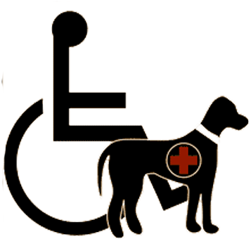 Service Dog Clipart - No Pets Allowed Service Dogs Welcome (384x374)
