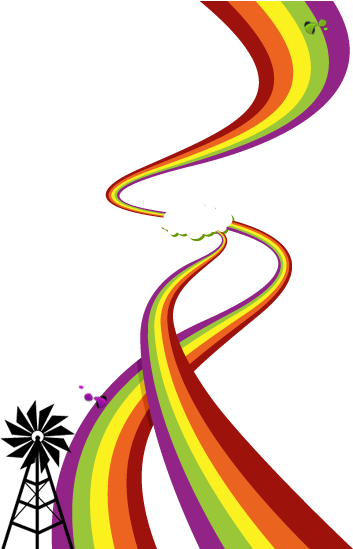 Rain Bow - Graphic Design (486x548)