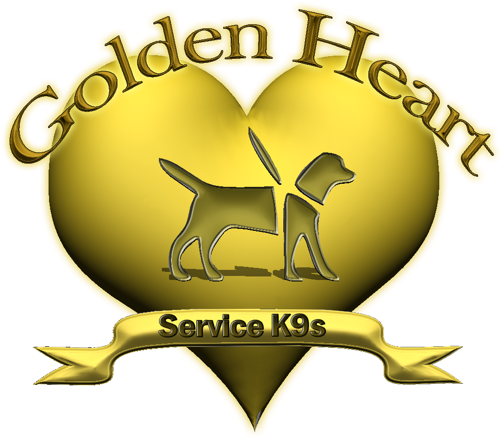 Golden Heart Service K9s Logo - Emblem (1092x900)