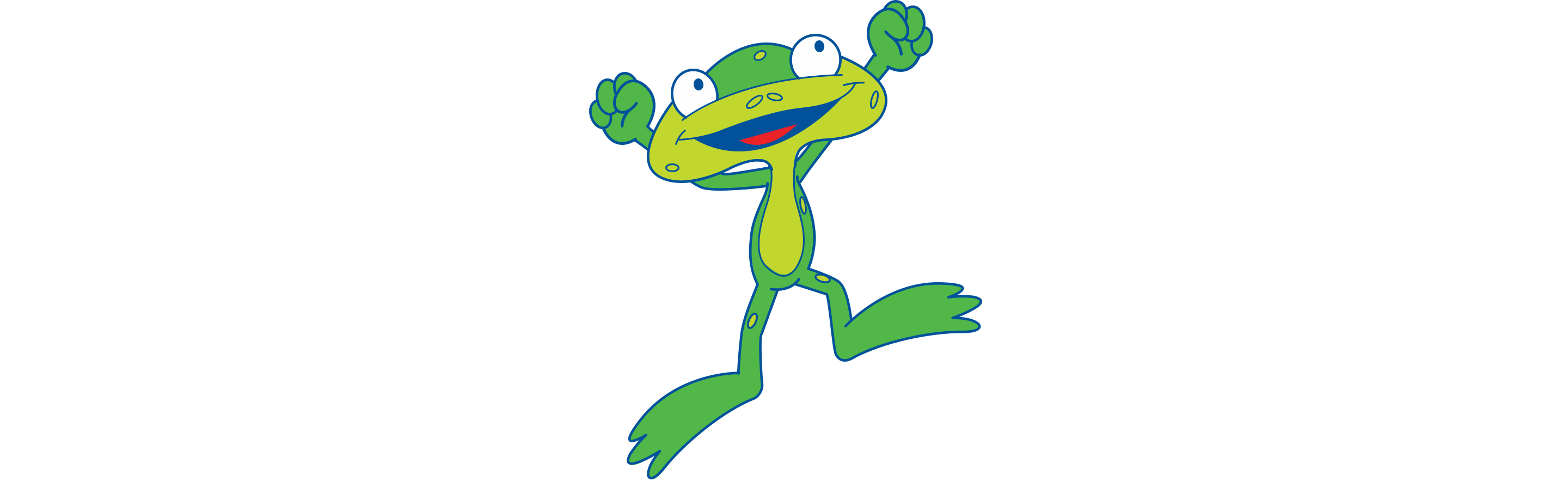 Potty Central Kandoo Frog - Cartoon (2880x883)