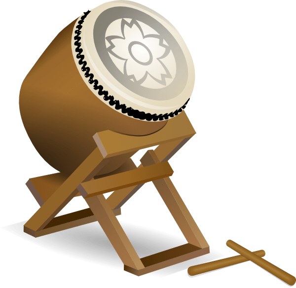 Taiko Drums Clipart 2 By Joseph - Taiko Drums Clipart (600x584)