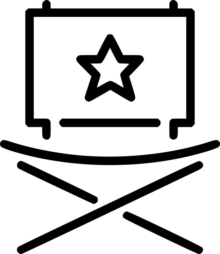 Director Chair Comments - Backstage Icon (848x980)