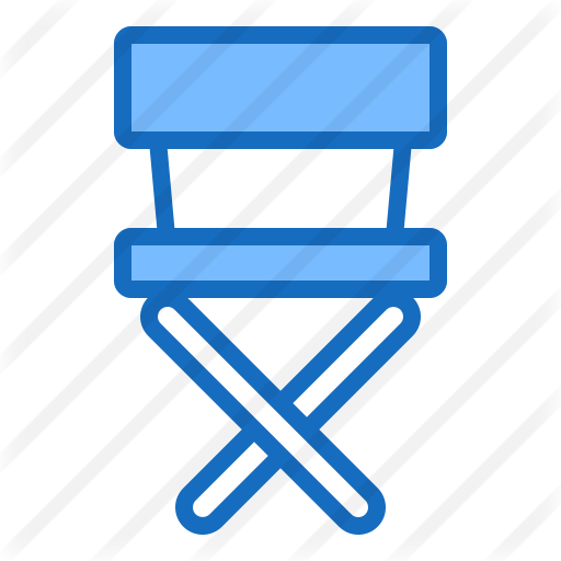 Directors Chair Free Icon - Heart Pretzel Logo (512x512)