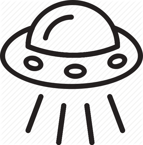 Unidentified Flying Object Clipart Unidentified Flying - Outline Of A Ufo (503x512)