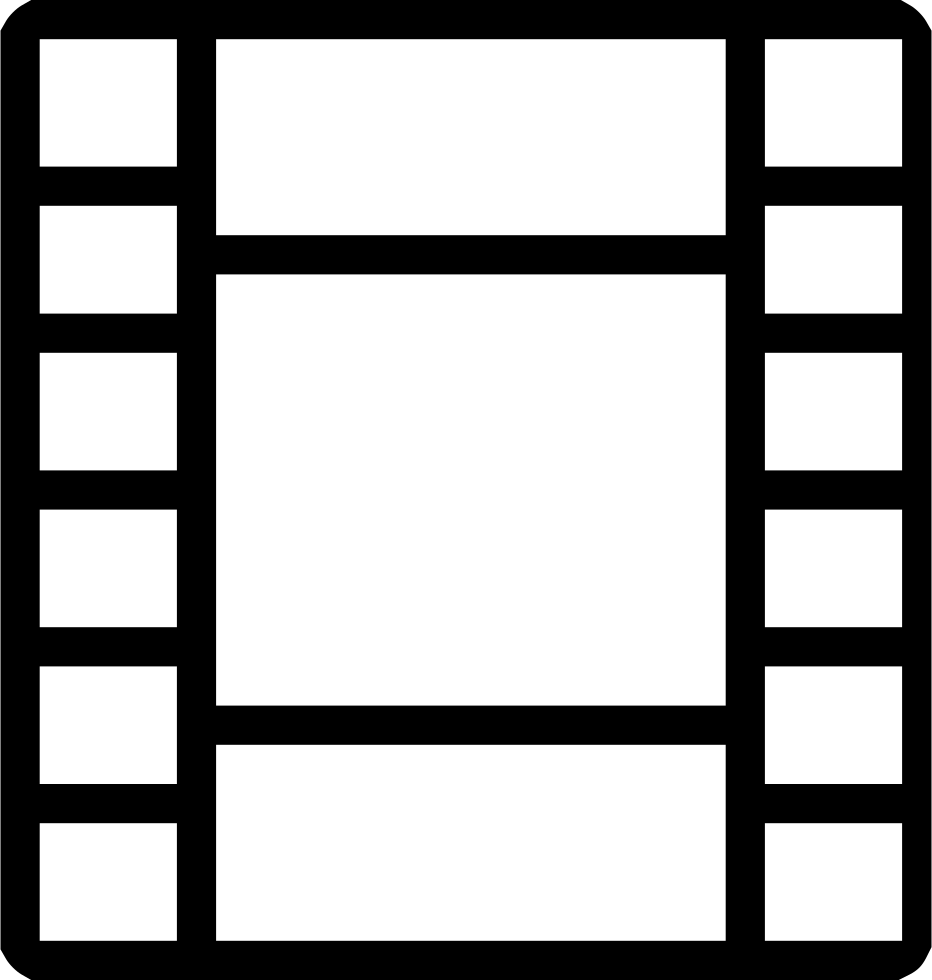 Film Strip Comments - Video Tape Roll Png (932x980)