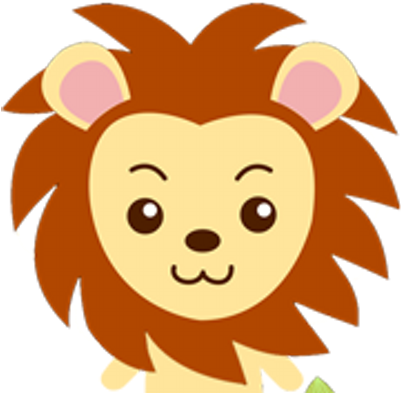 Ontheway - Sg - Lion Face Drawing Cartoon (400x400)