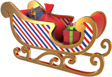 Thumb Image - Traineau Noel Dessin Couleur (500x500)