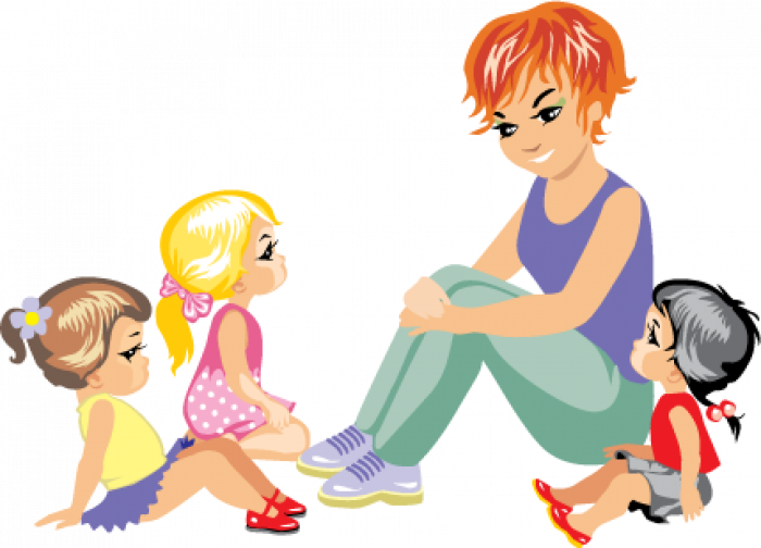 7 - Cartoon Girl Talking To Teacher (700x504)