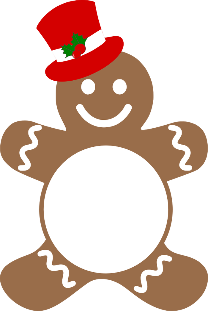 700 X 1045 1 - Clipart Gingerbread Man (700x1045)