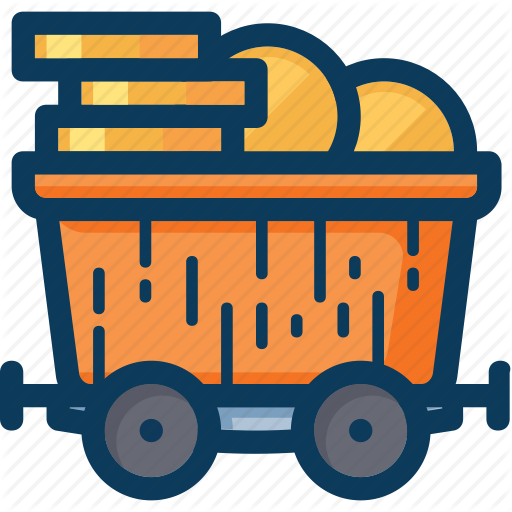 Bitcoin And By Dmitry Mirolyubov Blockchain Cryptocurrency - Mine Cryptocurrency Icon Png (512x512)