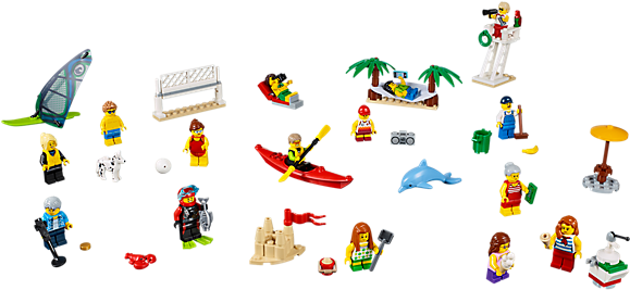 Lego People Pack Fun At The Beach - 60153 Lego (600x450)