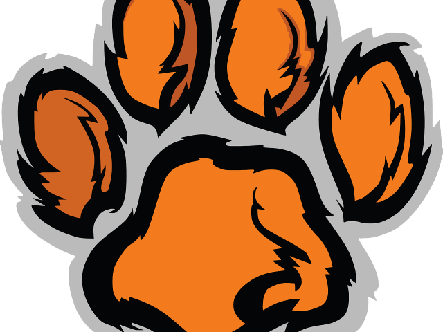 Tiger Print Clipart Clemson Tiger - Tabb High School Logo (640x480)
