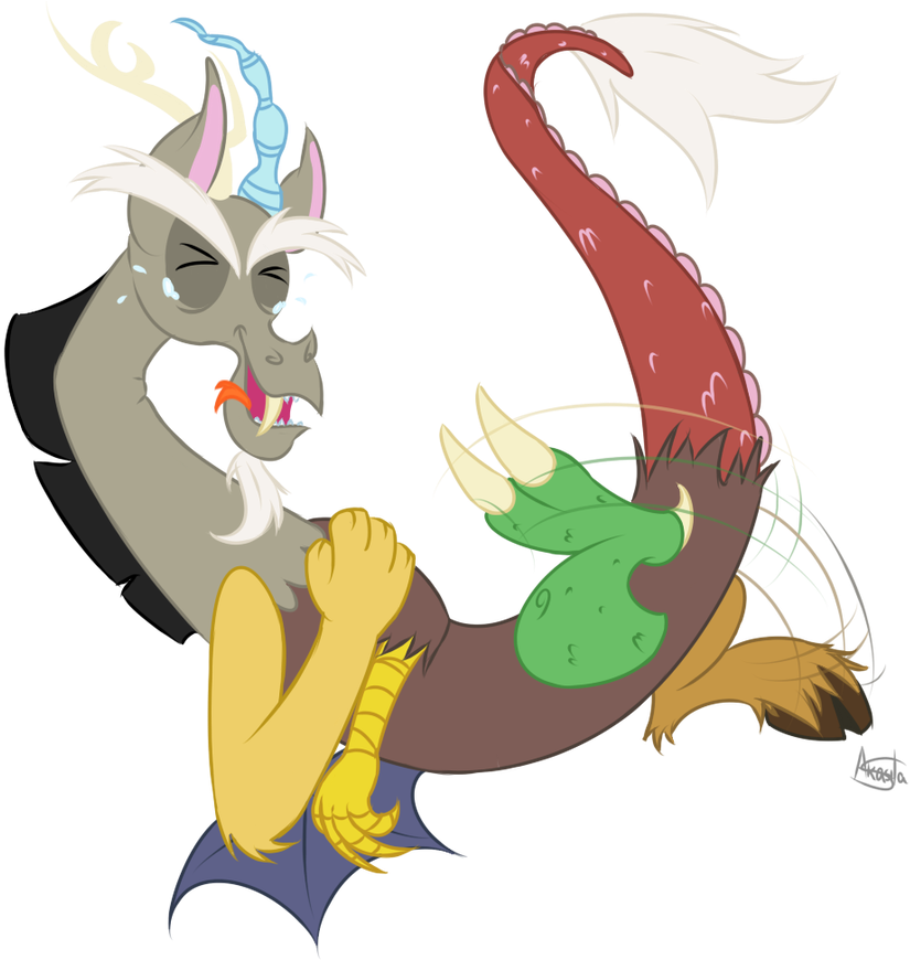 Laughing Out Loud By Akashasi - Cartoon (894x894)