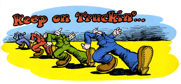 Keep On Truckin' - Keep On Truckin Gif (600x279)