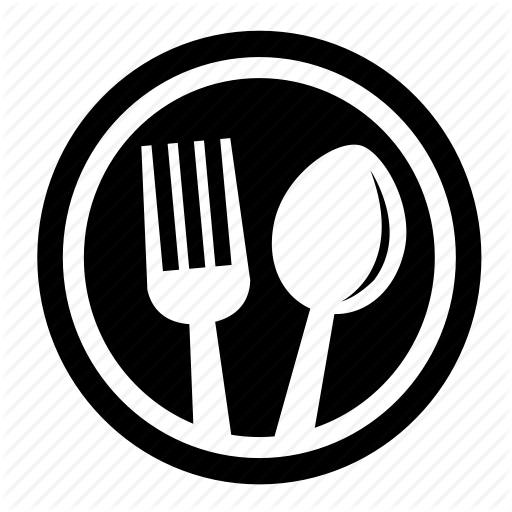 Plate And Spoon Icon Clipart Household Silver Plate - Plate And Spoon Icon (512x512)