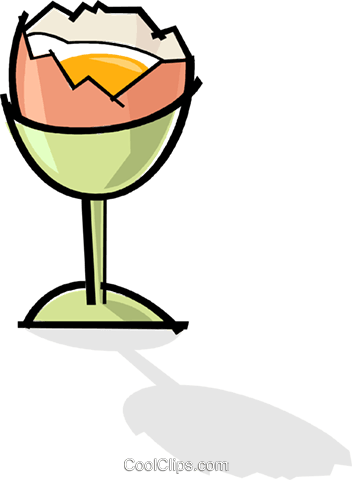 Gekochtes Ei Clipart (352x480)