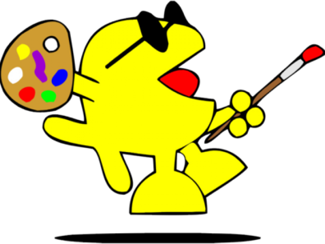 Happy Artist Cartoon (640x480)