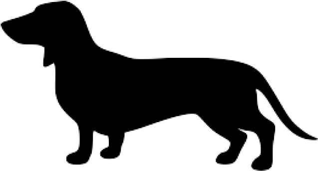 Dachshund Clipart Girl - Boston Terrier Silhouette Png (640x480)