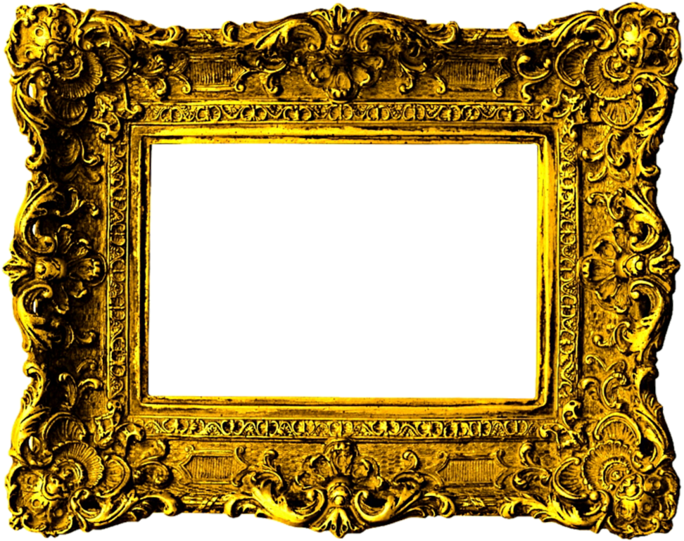 1000 X 799 2 - Gold Victorian Picture Frame (1000x799)