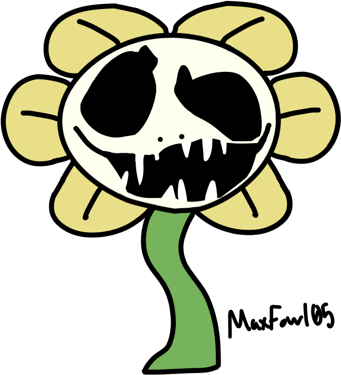 [spoilers] Drew Flowey Making That One Scary Face - [spoilers] Drew Flowey Making That One Scary Face (720x805)