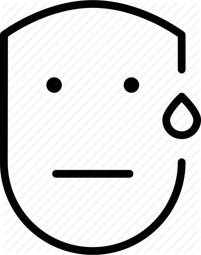 Face Human Scared Silent - Circle (403x512)