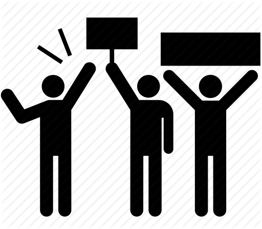 512 X 447 16 - Protest Icon (512x447)