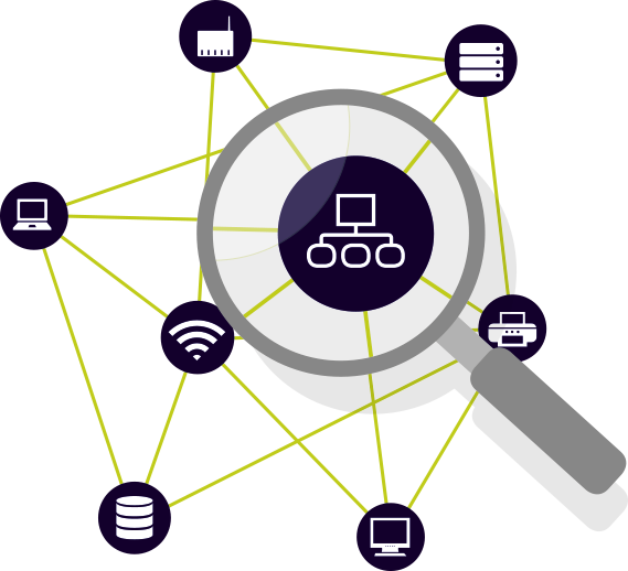 As Msp You Can Monitor Your Customer's Networks And - Diagram (569x518)
