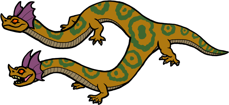 5 Serpents Amphisbaena - Alligator Lizard (1000x500)