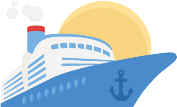 Cruise Ship Clipart Background - Cruise Ship Clipart (640x480)
