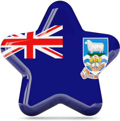 Flag Of Falkland Islands - Uae Flag Star Clipart (640x480)