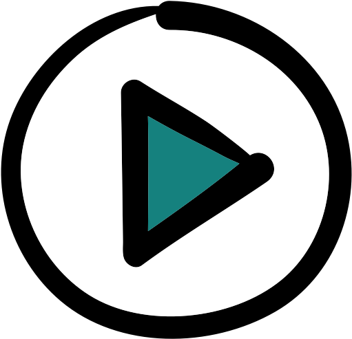 Bachelor Of Fine Arts Animation - Cartoon Play Button Png (512x512)