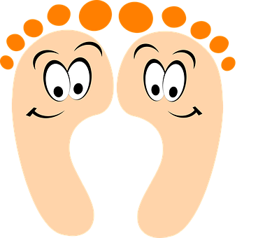 Feet, Toes, Pedicure, Eyes, Beauty - Toes Clip Art (389x340)