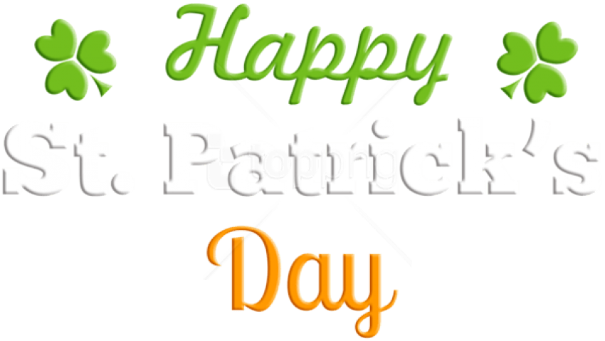 Free Png Download Happy St Patrick-s Day Text Png Png - Resolution Day Png Text (850x479)