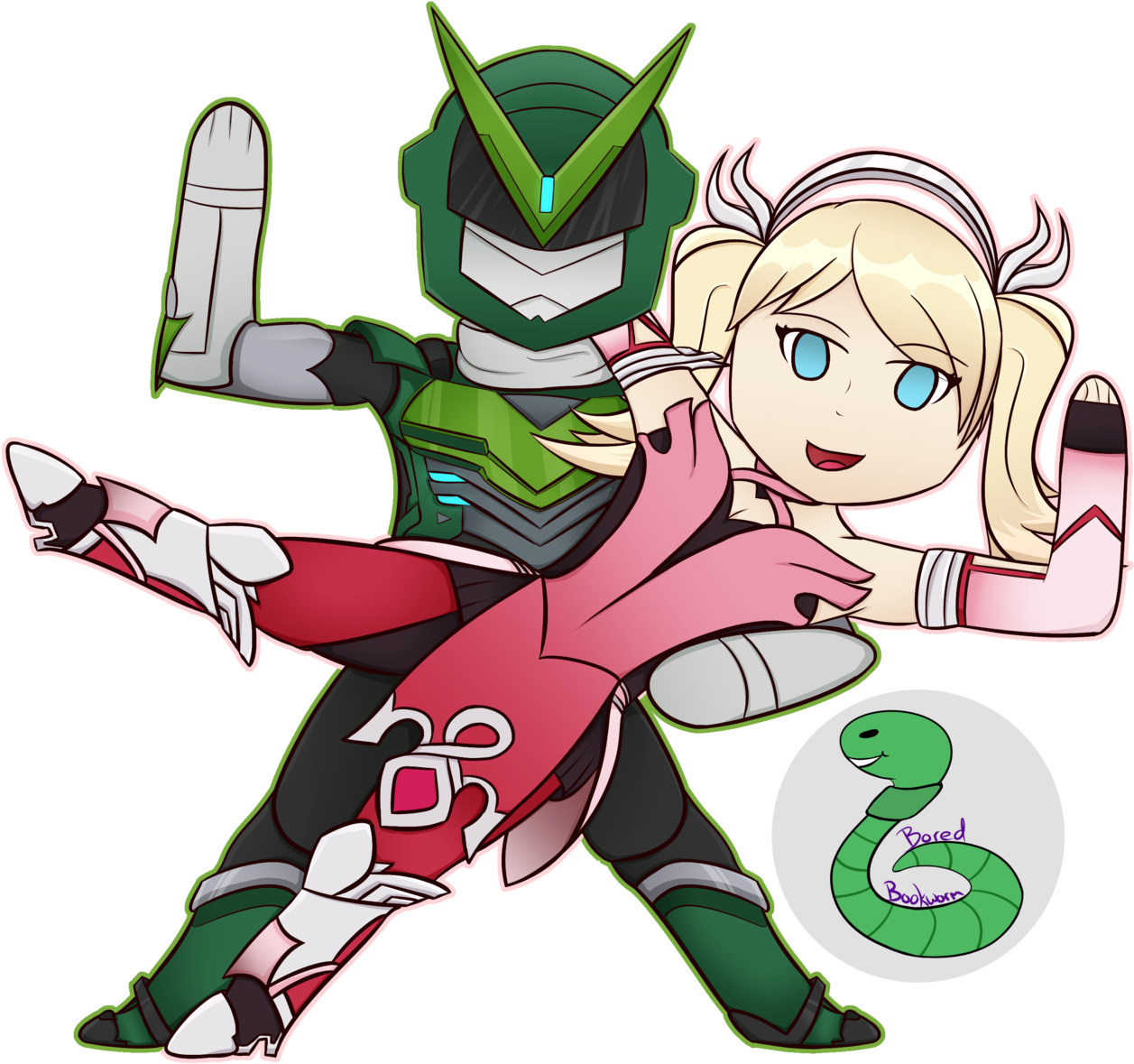 “ Sentai Genji And Magical Mercy, Here To Save The - Cartoon (1280x1213)