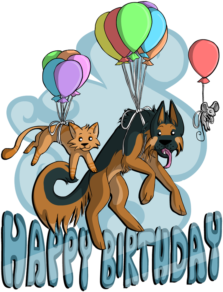 Cute Animals Birthday Card By Drawwithdizzy - Cute Animal Birthday Cards (780x1024)