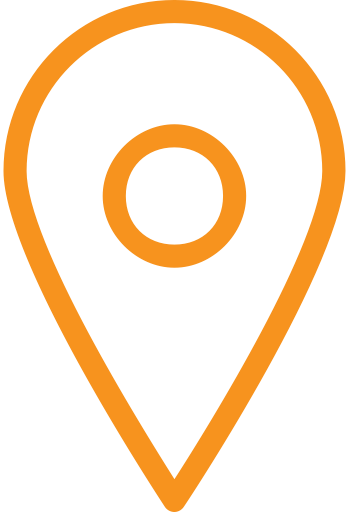 Picture Black And White Stock Icon - Location Icon Orange Png (349x512)