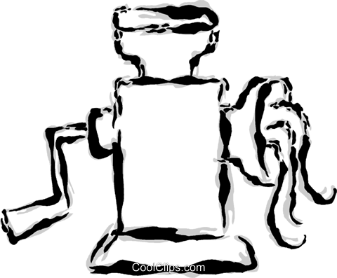Meat Grinder Royalty Free Vector Clip Art Illustration - Meat Grinder Royalty Free Vector Clip Art Illustration (480x397)