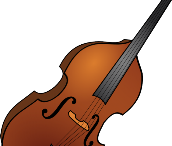 Instrument Clipart Double Bass - Cartoon Double Bass (640x480)
