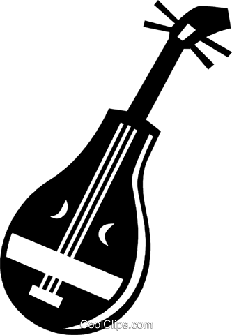 Mandolin Royalty Free Vector Clip Art Illustration - Mandolin Royalty Free Vector Clip Art Illustration (333x480)