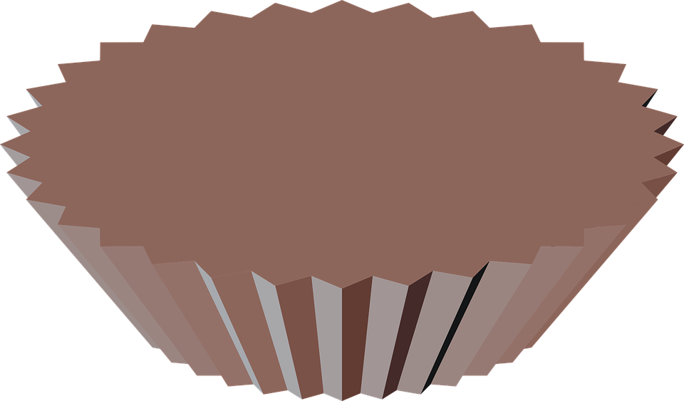 Red Flowers Clip Art Border - Peanut Butter Cup Clip Art (960x563)